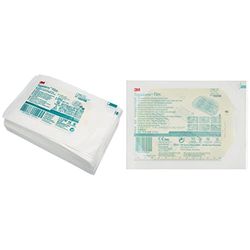 3M3m 1624w Tegaderm Association, 6cm x 7 cm, 100 pezzi & 34901 Tegaderm Film Medicazione Adesiva, Sterile in Film di Poliuretano, 10x12cm Confezioni da 503M