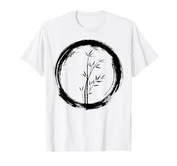 ZEN Bamboo relax nature, círculo minimalista Camiseta