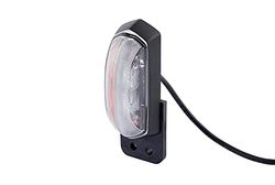 HELLA 2XS 205 020-151 Luce permietrale, LED, 24V, colore luce LED rosso/bianco, Cavo 500mm, Attacco laterale