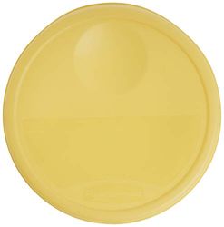 Rubbermaid Commercial Products couvercle pour bac de conservation en plastique rond 11,4 litres, jaune