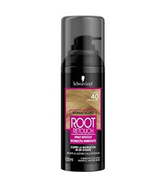 Schwarzkopf, Root Retouch, Spray Ritocco Ricrescita Immediato, Tinta per Copertura Istantanea dei Capelli Bianchi, 40 Applicazioni, Biondo Scuro