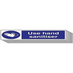 VSafety Mandatory General - Use hand sanitiser - 300 x 100mm - Pack of 10