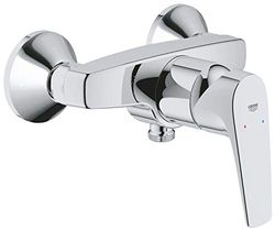 Grohe 23771000 Start Flow Miscelatore Monocomando per Doccia, Metallo, Cromato, Nero