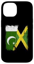 Pakistan Jamaica Half Flag Pakistani Jamaican Heritage Case for iPhone 14
