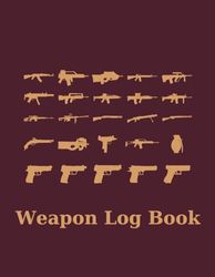 Weapon log book: Record Weapon Details,The best inventory management book for gun owners and collectors,follow your collection