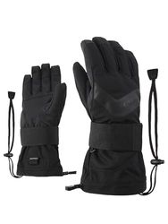 Ziener Milan As, Guanti da Snowboard/Sport Invernali, Impermeabili, Traspiranti Unisex-Adulto, Nero HB, 10