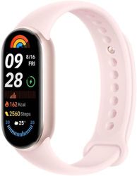 Xiaomi Smart Band 9 Bracelet d'activité avec autonomie jusqu'à 21 Jours, écran AMOLED avec taux de rafraîchissement de 60 Hz, capteur de fréquence Cardiaque, Rose