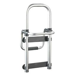Maximex Secura Instaphulp voor de badkuip, eenvoudige montage, belastbaar tot 150 kg, van duurzaam aluminium en stevig kunststof, zilver