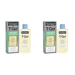 Neutrogena T/Gel Anti-Dandruff Shampoo for Oily Scalp, Fresh Jasmine, 250 ml (Pack of 2)