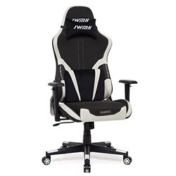 IntimaTe WM Heart Silla Gaming Tela, Silla Gamer Ergonómica, Oficina Silla Computadora con Reposacabeza Apoyo y Cojín Lumbar, Altura Ajustable Alto Respaldo Reclinable