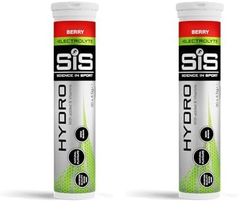 Science In Sport Hydro Hydration Tablets, Gluten-Free, Zero Sugar, Berry Flavour Plus Electrolytes, 20 Effervescent Tablets (Pack of 2)