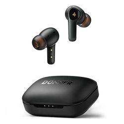 Donner Auriculares Bluetooth (Black Aburrido)