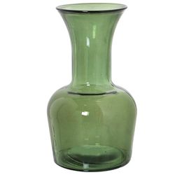 Alexandra House Living Vaas van gerecycled glas, groen, 18 x 32 cm