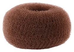 BIFULL Blond Rembourrage pour Chignon 9 cm, Noir, Estandar
