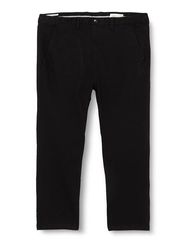 s.Oliver Big Size herenbroek lang, Detroit Relaxed Fit Black 44, zwart, 44