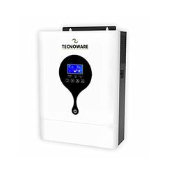 Tecnoware Power Systems - Solar Hybrid Inverter 3500VA, Pure Sine Wave, MPPT 120V-450V, Battery Charger, Photovoltaic, Continuous Power Supply, Efficient, White, 3500VA