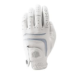 Wilson Staff dames golfhandschoen, Grip Plus, materiaalcombi, maat: S, linkshand, LLH, wit, WGJA00101S