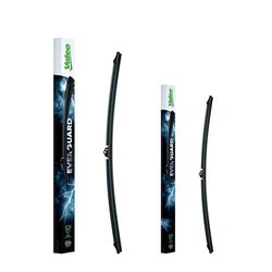 VALEO EVERGUARD - Premium - Un Kit di Spazzole Tergicristallo Flat Blade in Silicone VSF65 + VSF43 - Lunghezze: 650mm + 430mm - Anteriore (Confezione da 2)