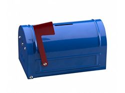 ARREGUI Hucha Mail C9701 US Mailbox Spaarpot | Spaarvarken voor Kinderen | Spaarpot met Sleutel | Amerikaanse Spaarpot | Gelddoos voor Meisje en Jongen | Blauw