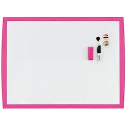 Nobo Piccola Lavagna Magnetica Montabile a Parete, con Cornice Rosa Vibrante, per Casa / Ufficio, Include Accessori Coordinati, 585 mm x 430 mm, Rosa