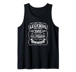 29th Birthday Legends Were Born In 1995 Classic Vintage Camiseta sin Mangas