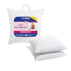 Bleu Câlin Juego de 2 Almohadas, Ajustables, Blanco, 60x60 cm, OCRZ