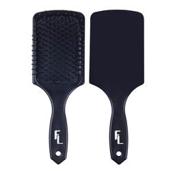 Brosse à pagaie en plastique à 11 rangées de poils en nylon avec embouts en caoutchouc (812-10)