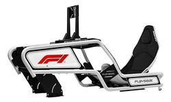 PLAYSEAT Formula Intelligence-F1 Edition, Sedia Sim Racing Unisex Adulto, Bianco, Nero e Rosso, Unica