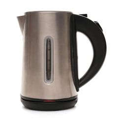 KitchenPerfected Quiet Boil Eco-Friendly Lightweight Cordless Kettle - 1100w, 1 cup boil, 0.8 Litre (4 cups), Built-in Filter, Elderly, Hotels, B&B's - Stainless Steel - E1575BS