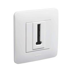 DEBFLEX 742780 wandinbouwlamp, elektrisch, opbouw, casual serie, telefooncontactdoos / 8 contacten, wit glanzend