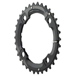 SRAM kettingblad MTB 34T, LK:104mm, aluminium, zwart 2x10, M-PIN, (GX), 11.6218.021.000