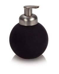 möve Streamnew Orbit Distributeur de Savon Accessoires de Bain, Distributeur de Savon Liquide, Distributeur de Savon à Pompe, Céramique revêtue, Graphite