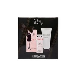 Inessance Paris - Coffret Inessance Lilly - Coffret Cadeau pour Femme - Eau de Toilette 50 ml et Crème Mains 100 ml - Parfum Floral et Pétillant