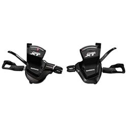 Shimano XT 11X2/3V. C/Abrazadera C/DISP Mando, Negro, Talla Única