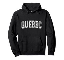 Quebec Canadá - Ciudad de Quebec - Quebec Varsity Sudadera con Capucha