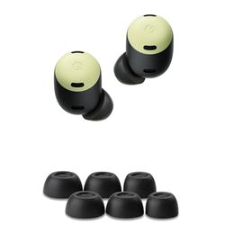 Comply Cuscinetti auricolari in schiuma per Google Pixel Buds Pro, M, 3 paia, colore nero, massimo comfort, vestibilità irremovibile, punte di ricambio in memory foam, prodotti negli Stati Uniti