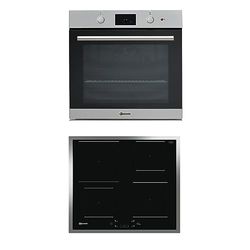Bauknecht BAKO 466 IND/Incasso piano cottura combinazione/forno (60 cm)/piano cottura a induzione (60 cm)/XXL vano cottura/Multi 5/ClassicCook elettronica/piano cottura MyMenu/Direct AccessTouch