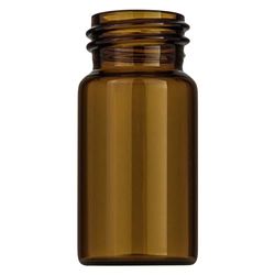 Macherey & Nagel ML-1540 glas gängflaska, N 24, platt botten, brun, 20 ml kapacitet, 27,5 mm diameter, 57,0 mm höjd, 100 stycken