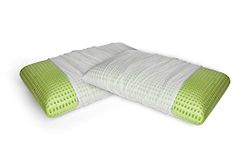 Talamo Italia - Lot de 4 oreillers pour lit, 100% Made in Italy, Oreiller Amovible Savon en Mousse à memoire de Forme perforée, hypoallergénique et Respirant, 70x40xh16 cm