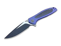 WE Knife Unisex – vuxen Wisp 805A blå/två ton fickkniv, blå, 18,8 cm