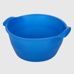 La Briantina Bacinella in Plastica Tonda, Colore Blu, Capacità 14.5 Litri