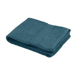 Stof - Serviette de Bain - Taille 70x140 cm - 100% Coton Bio - Couleur Petrole - Modèle Lagune - Linge de Bain - Lavage à 40 - Qualité Exceptionnelle