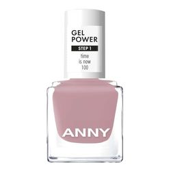 ANNY Gel Power Nail Polish - Smalto gel colorato senza lampada UV, brillante e resistente fino a 12 giorni, anti-scheggiature e graffi, colore: Time is Now - Rosa antico - 8 ml
