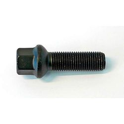 H&R Parafuso de roda esférica R14 M14 x 1,50 - comprimento 40 mm - preto