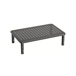 Wintem Soporte para monitor y ordenador ajustable en altura para escritorio, de plástico y acero, hasta 20 kg, ideal para trabajar, estudiar o jugar cómodamente, materiales resistentes y antiarañazos