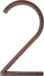 Distinctions 844687 5-Inch Floating Mount House Bronze, Number 2