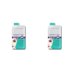 Skin Republic Glycolic Acid Oxygenating Mask | Visibly Brightens And Improves Skin Texture | Helps Reduce Appearance Of Pores & Blackheads (Pack of 2)