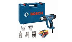 Bosch Professional heteluchtpistool GHG 23-66 (2300 watt, temperatuurbereik 50-650 °C, incl. display, 2 mondstukken, in draagtas)