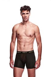 Envy Menswear Mesh Boxer a Pantaloncino, Nero, XL Uomo