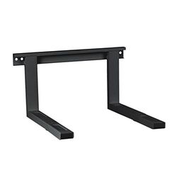 conecto Mikrovågsugnshållare för väggmontering, längdjusterbar pip (38,5–53,5 cm), bredd: 43 cm, maximal lastkapacitet 35,0 kg, svart, SA-CC50302-V2